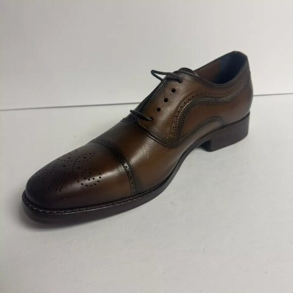 Johnston Murphy Mens Danridge Oxford Tan Size 11.5 M main image 5